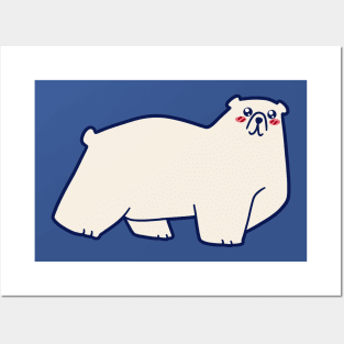 Kawaii Polar Bear Posters and Art